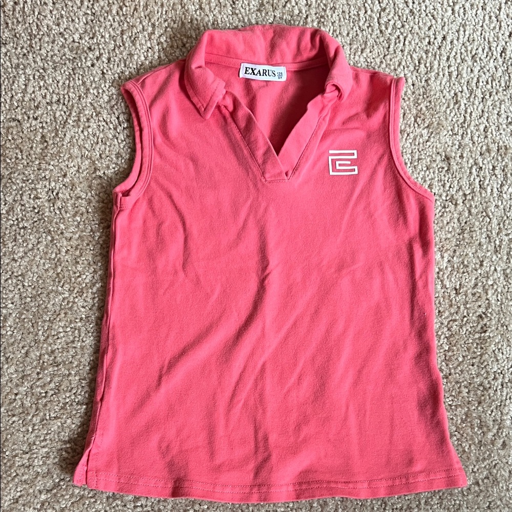 Kids Pink Polo Shirt